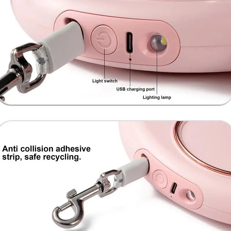 Dog Leashes Nylon Tape Ergonomic Handle