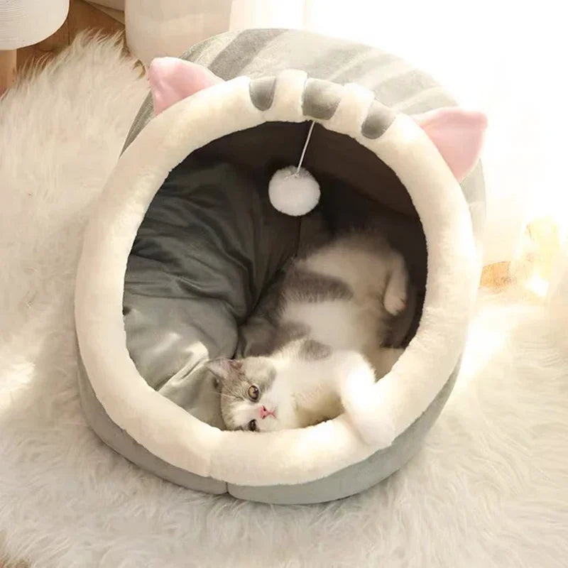 Warm Pet Basket-Cozy Kitten Lounger