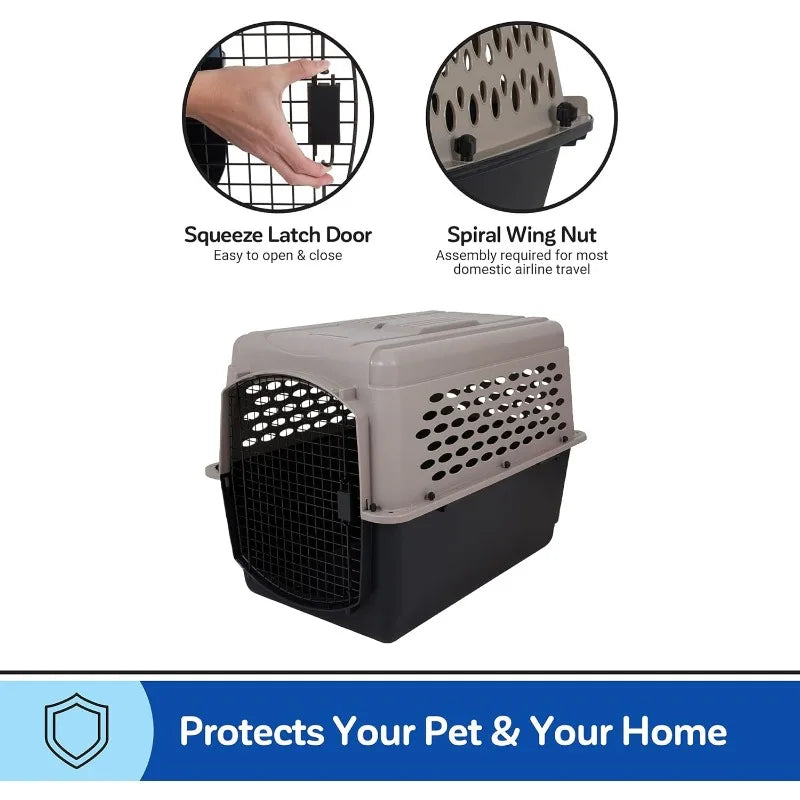 Large Dog Travel Kennel 40" - Portable Dog Crate