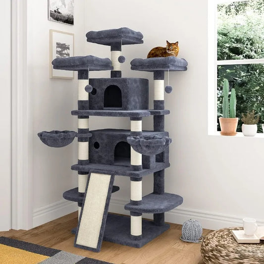 Multi-Level Large Cat Tree Tower w