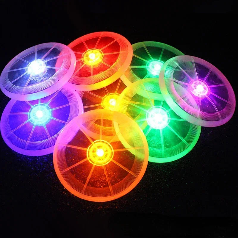 LED luminous flying disk - dog training