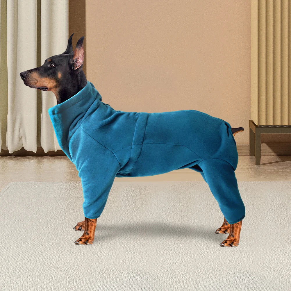 Dog Winter Coat - Soft Pullover Pajamas Cozy Jumpsuit