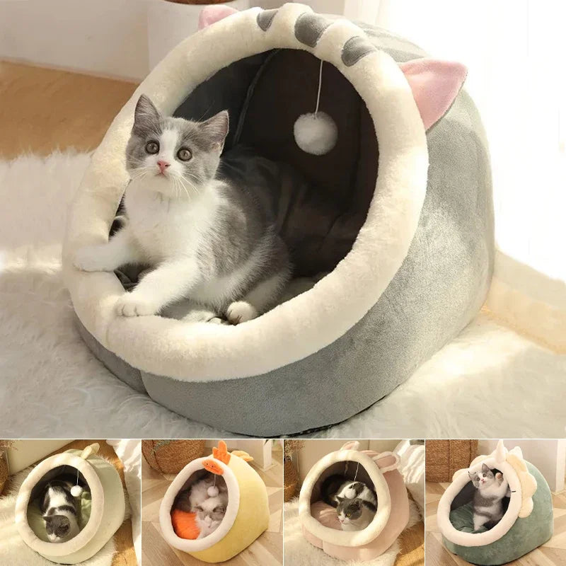 Warm Pet Basket-Cozy Kitten Lounger