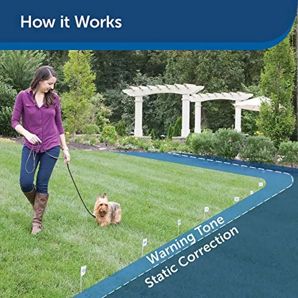 In-Ground Pet Fence, Tone & Vibration, Waterproof Collar