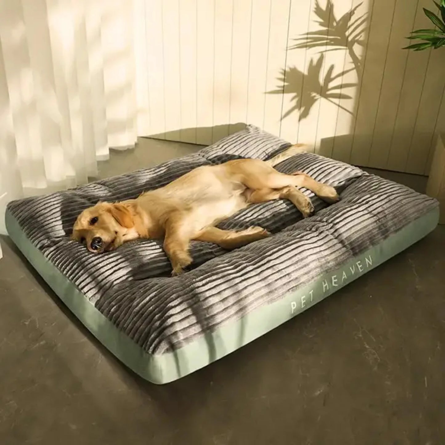 Thicken Soft Large Corduroy Dog Bed -Winter Warm