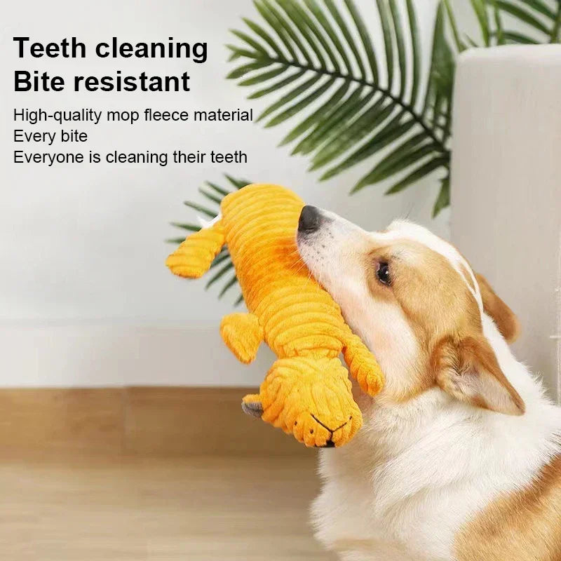 Plush Dog Toy -Bite Resistant Squeaky Toys