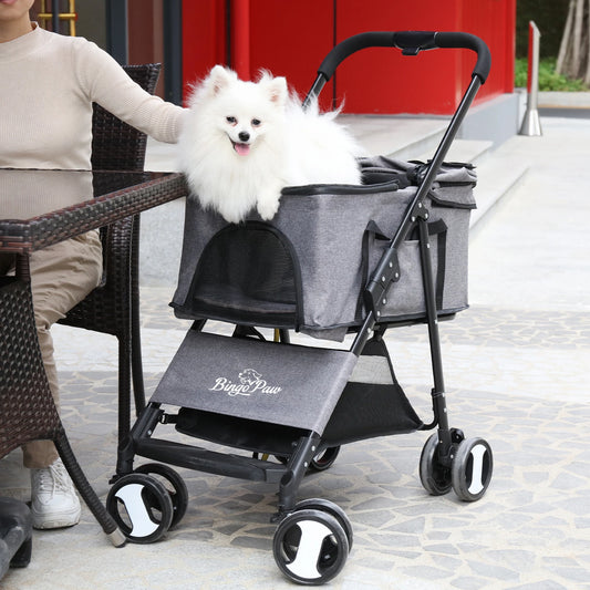 Luxury Foldable Cat Stroller