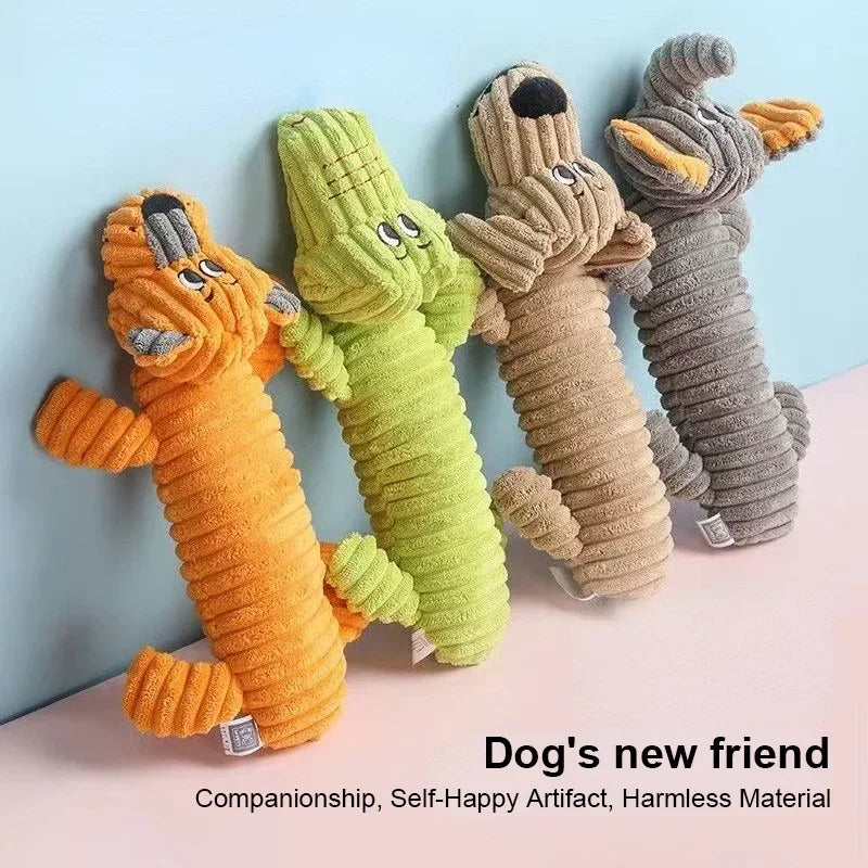 Plush Dog Toy -Bite Resistant Squeaky Toys