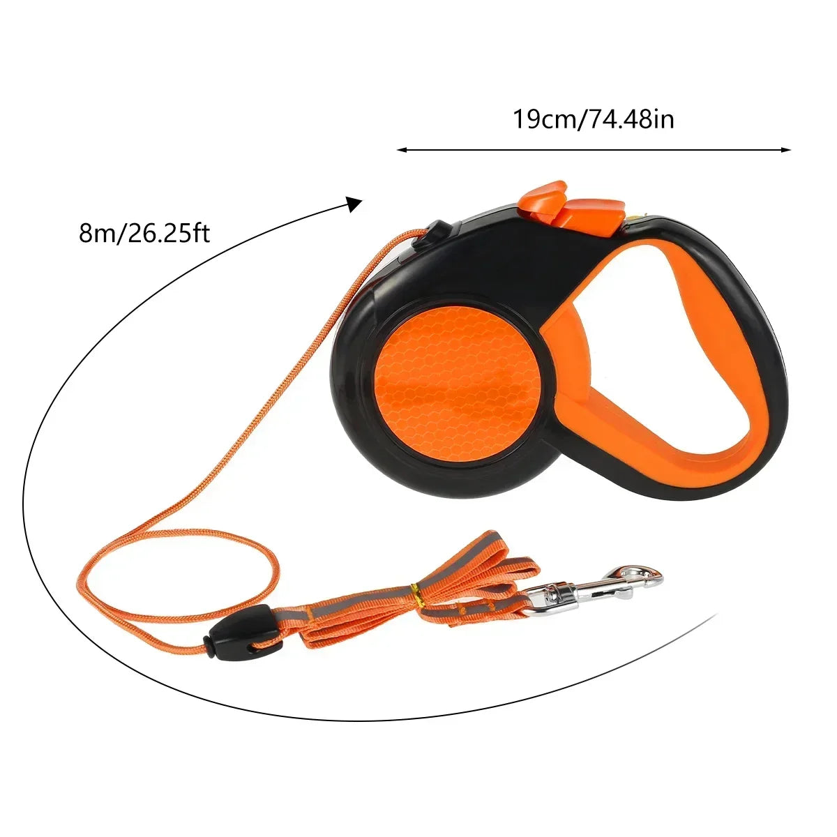 Retractable Dog Lead - Non-Slip Handle Leash