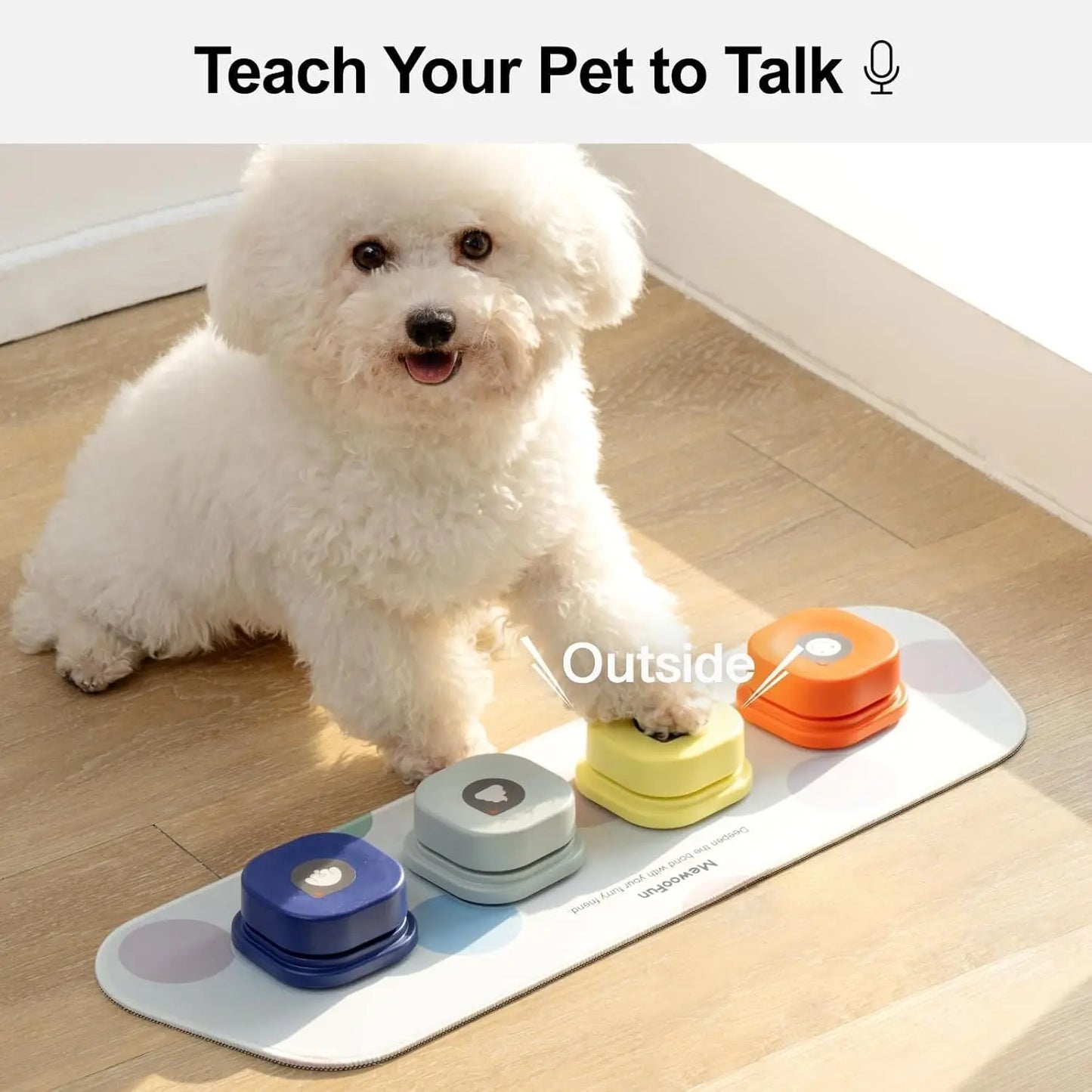 Dog Buttons for Communication -  Voice Recording Clicker