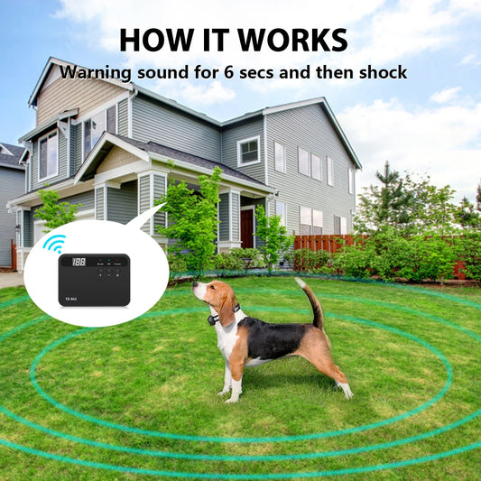 Pet Fence In-Ground, Underground Wire, Waterproof  Collar