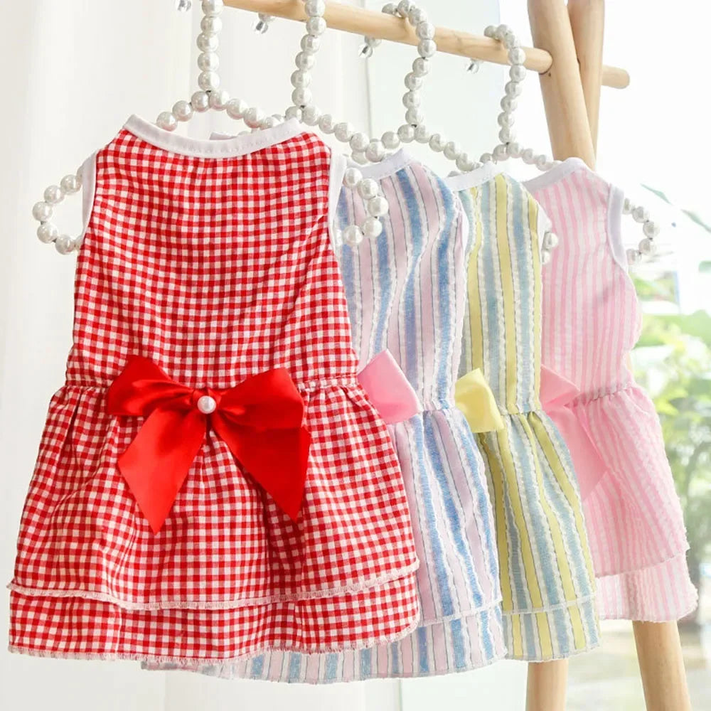 Dog Dresses  Small Dogs Cats Puppy Clothes Summer Princess Pet Dresses Girl Female Doggies Tutu Skirt Apparel  Chihuahua