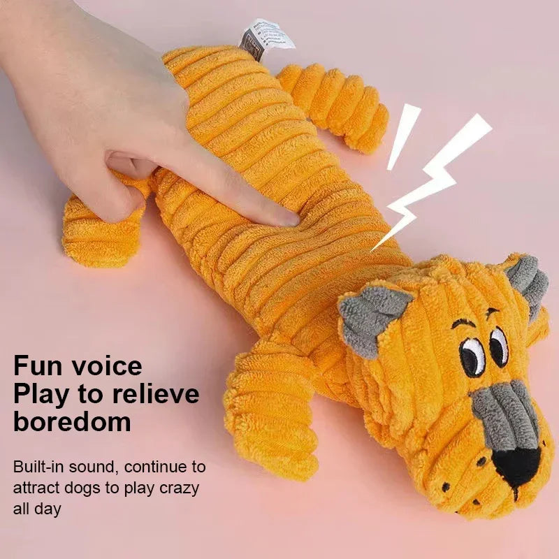 Plush Dog Toy -Bite Resistant Squeaky Toys