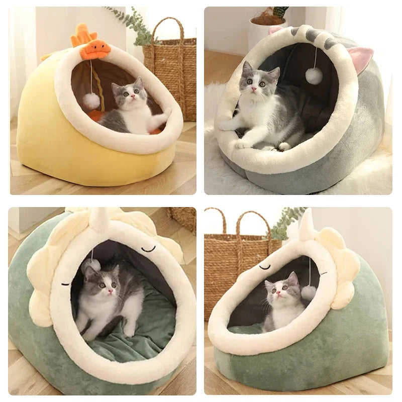 Warm Pet Basket-Cozy Kitten Lounger