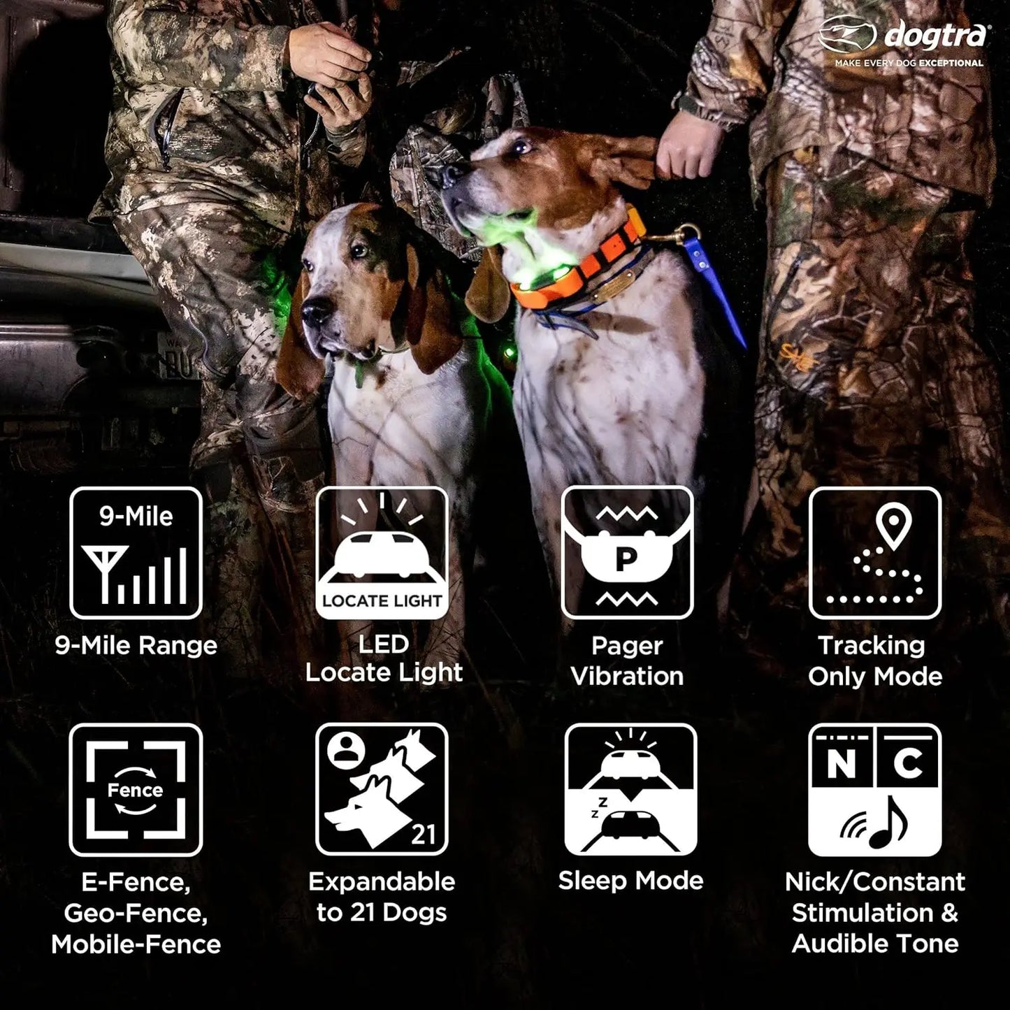 GPS Dog Training Collar with Remote 9 Mile Range