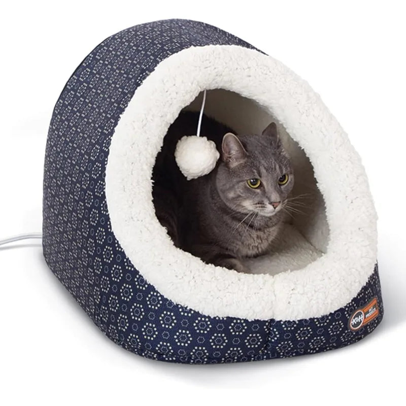 Thermo-Cat Cave Bed - Winter Heated Bed