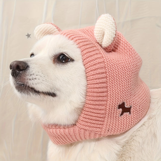 Warm Cap, Pet Headgear, Knitted Hat