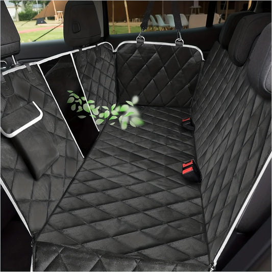 Dog Car Seat Cover, Waterproof with Mesh Window