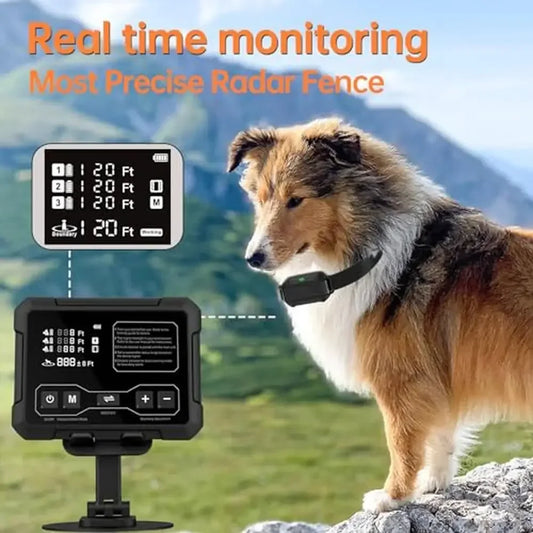 Indoor Outdoor Wireless Dog Fence - Real-time Monitoring