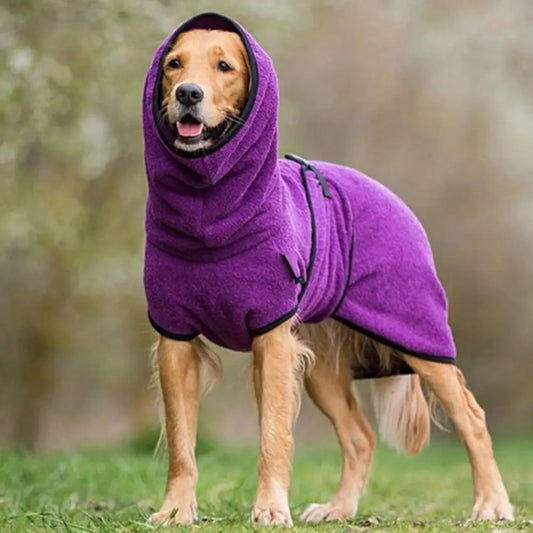 Cozy Soft Pet Clothes Vest -  Drying Robe