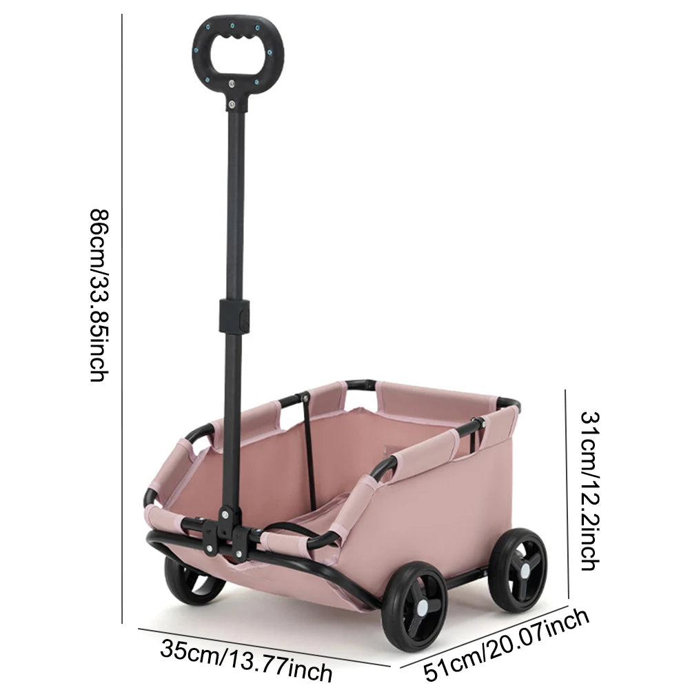 Foldable Pet Stroller - Rolling Pet Cart