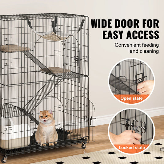 3 Layers Cat Playpen - Pet Metal Wire Kennel